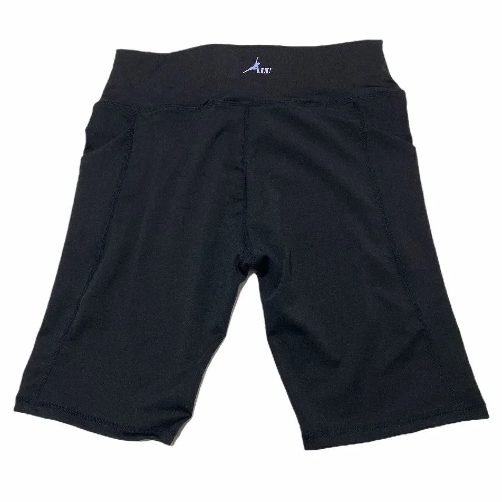 UU Black Yoga Bike Shorts Size L